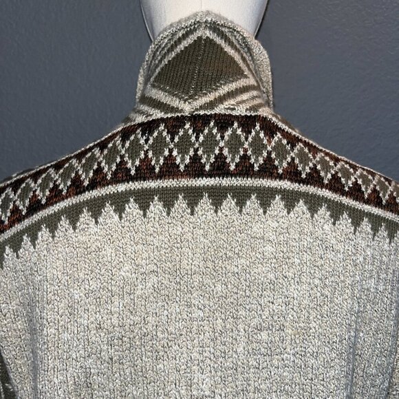 LUCKY BRAND TRIBAL DESIGN CARDIGAN - Western Southwestern Aztec Navajo - EUC - S - Picture 8 of 15